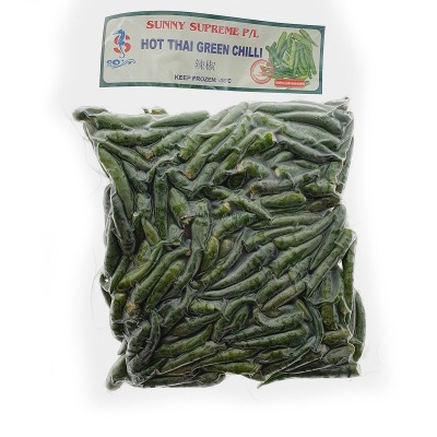 Sunny Supreme Hot Thai Green Chilli 500g